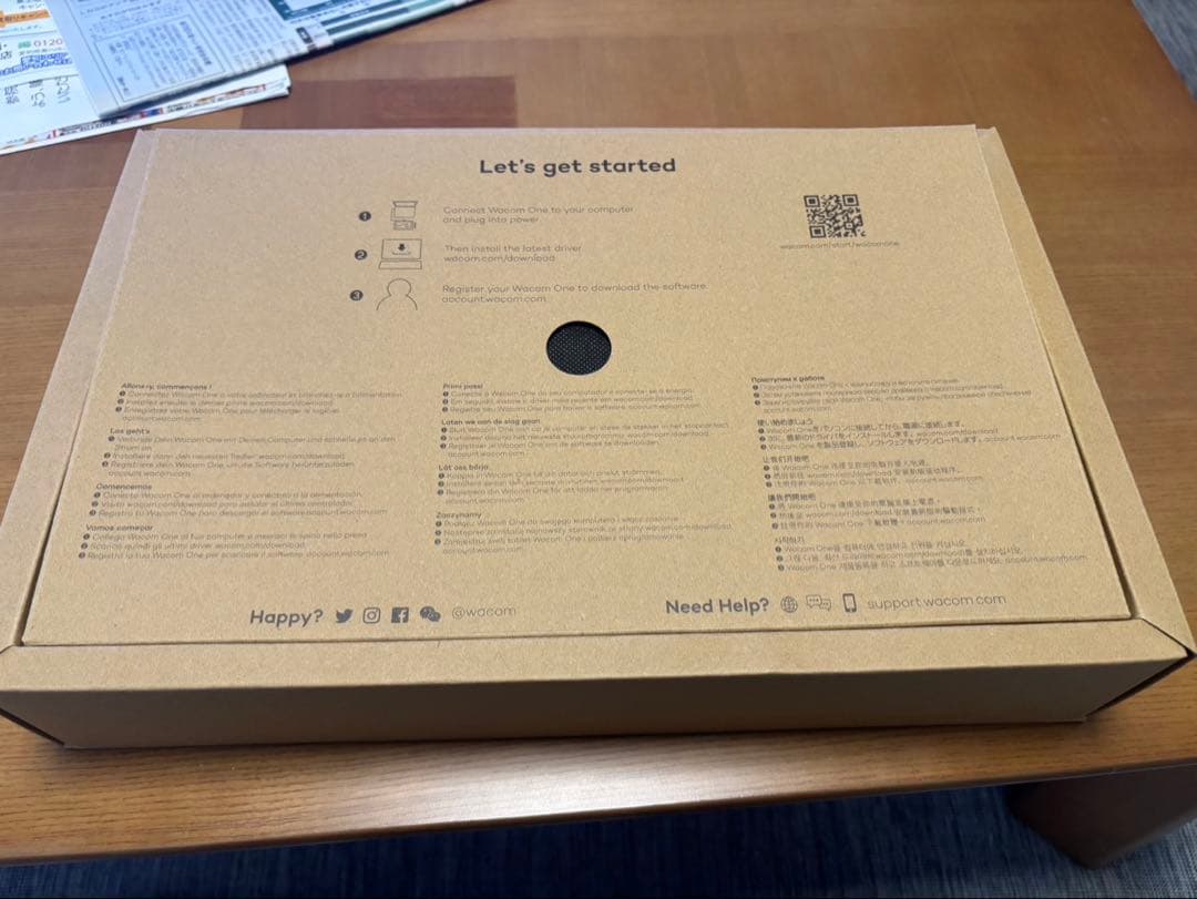 Wacom One Creative Pen Display 本体　ペン未使用