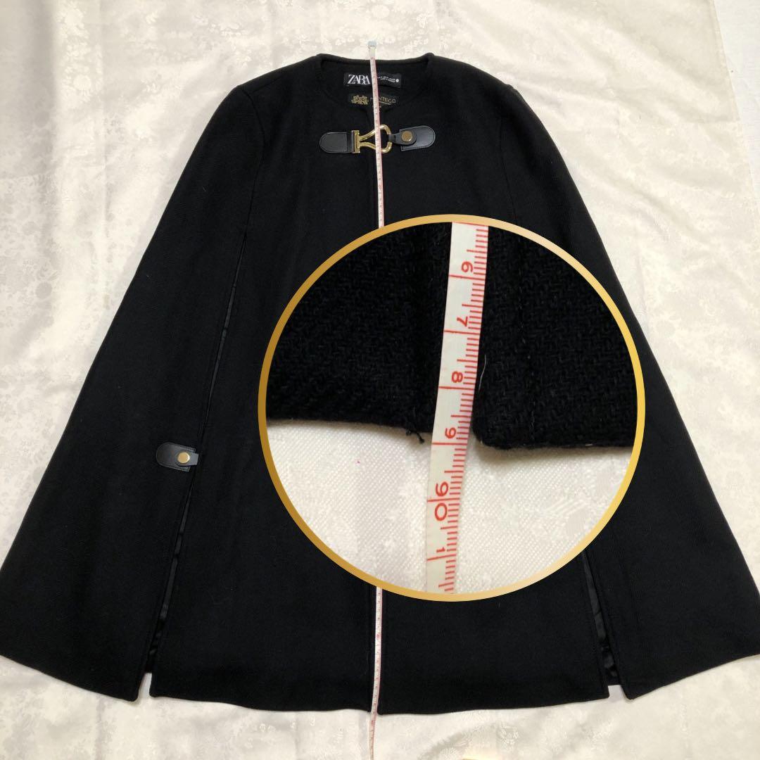 ZARA MANTECO ザラマンテコ　ケープ　ポンチョ　コート　金具　M