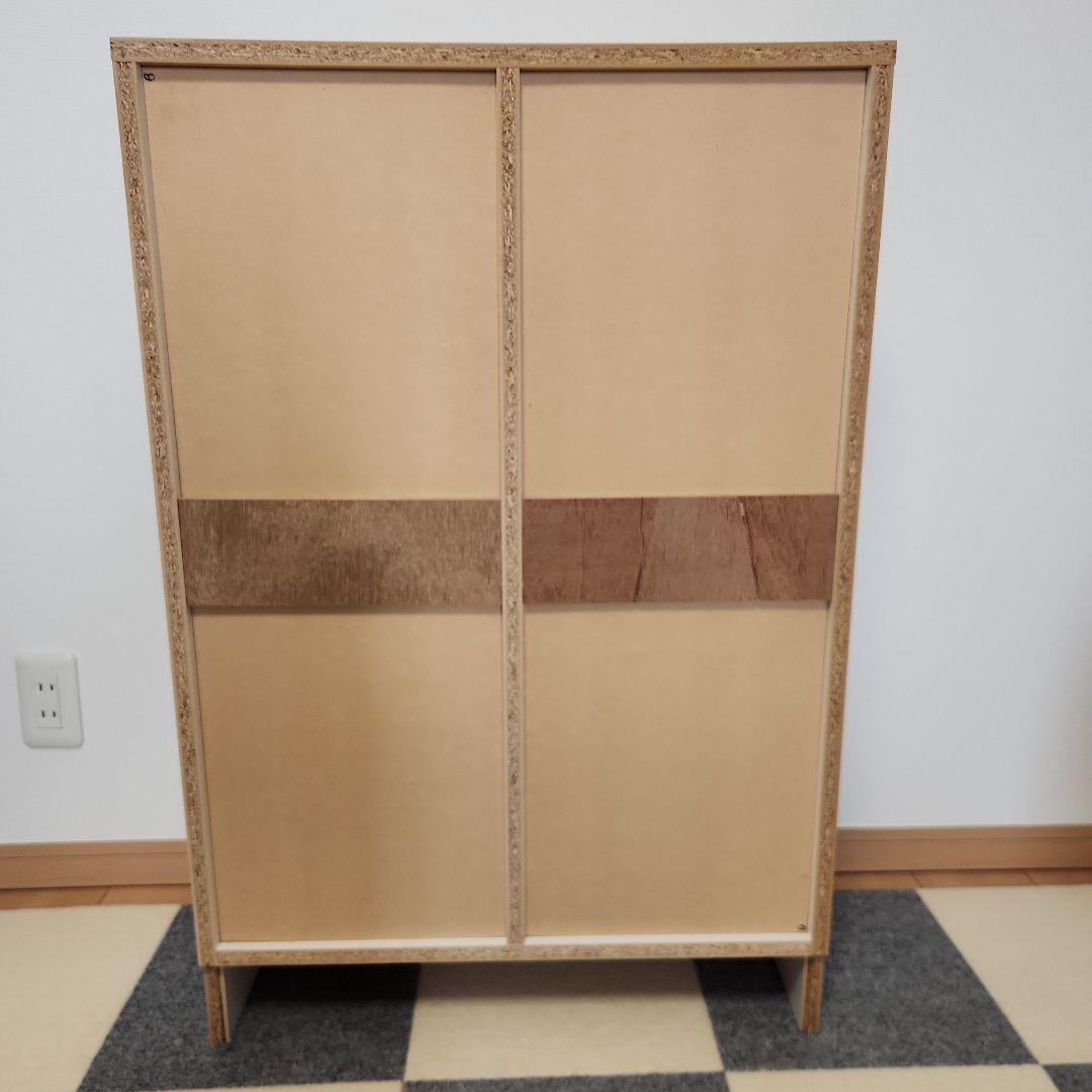 ベルメゾン　本棚　ブックシェルフ ホワイト/ナチュラル