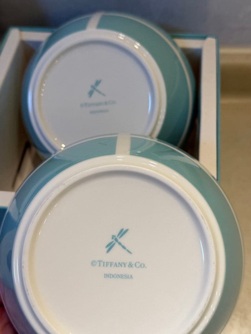 Tiffany & Co. リボン　ボウル ・マグカップ2個セット
