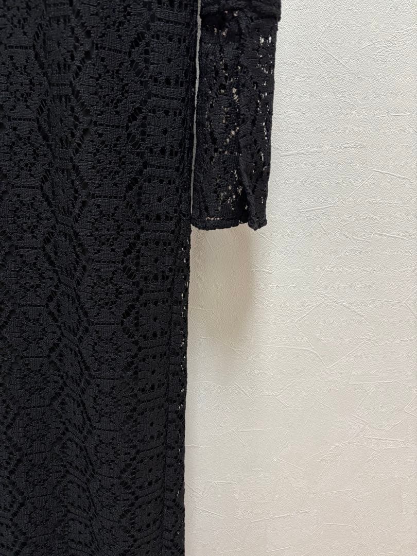 【louren】geometric lace dress 美品 ワンピース