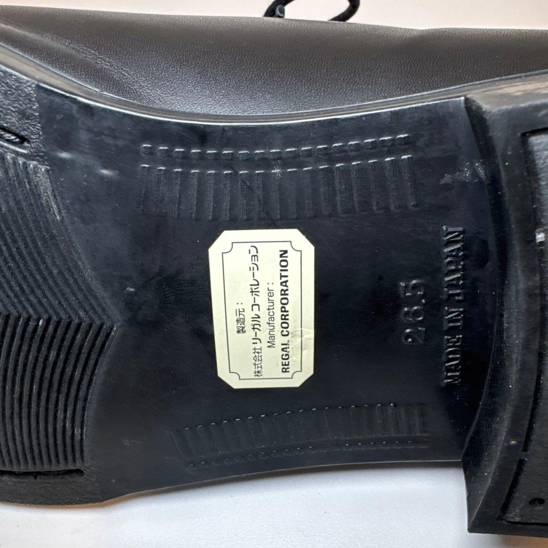 KansaiMan REGAL 黒 26.5㎝ 【未使用】革靴 ストレートチップ