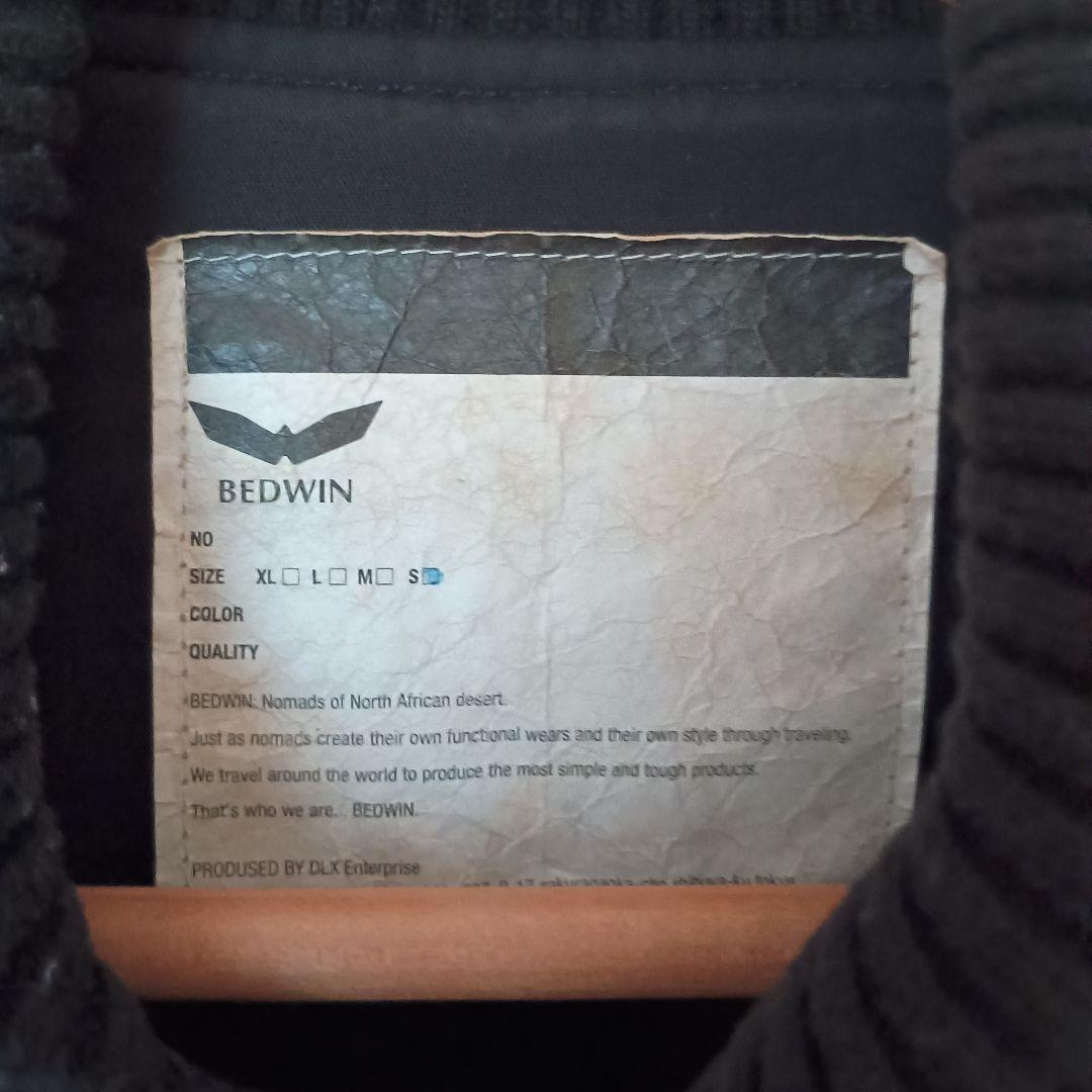 【S】BEDWIN ベドウィン　スタジャン　アワードジャケット　黒　レザー