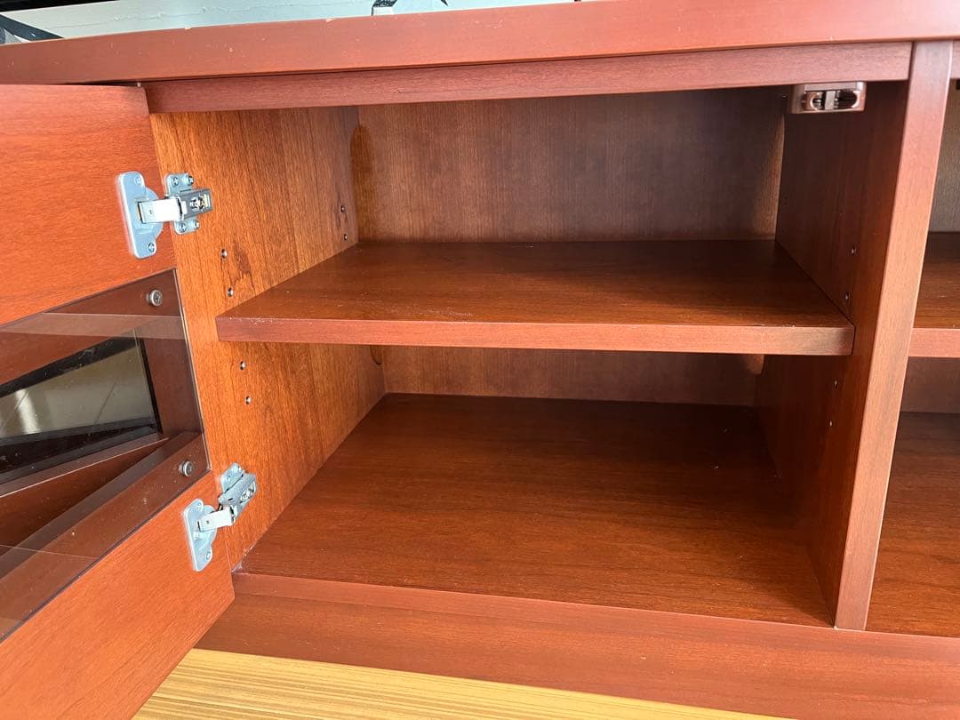 高橋工芸　ダークブラウン　アメリカンチェリー製　テレビ台