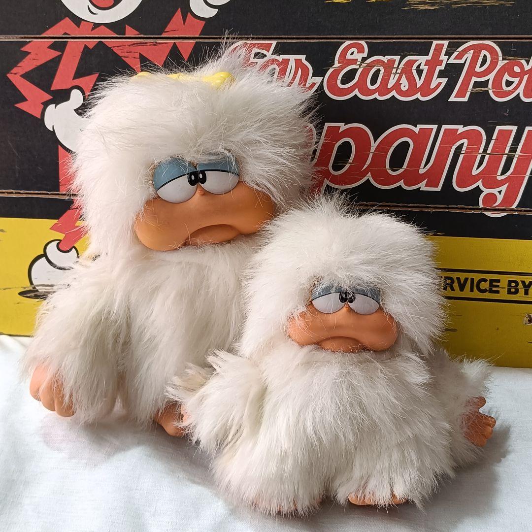 昭和レトロ　80s ベムベム　セキグチ　ソフビぬいぐるみ 雪男