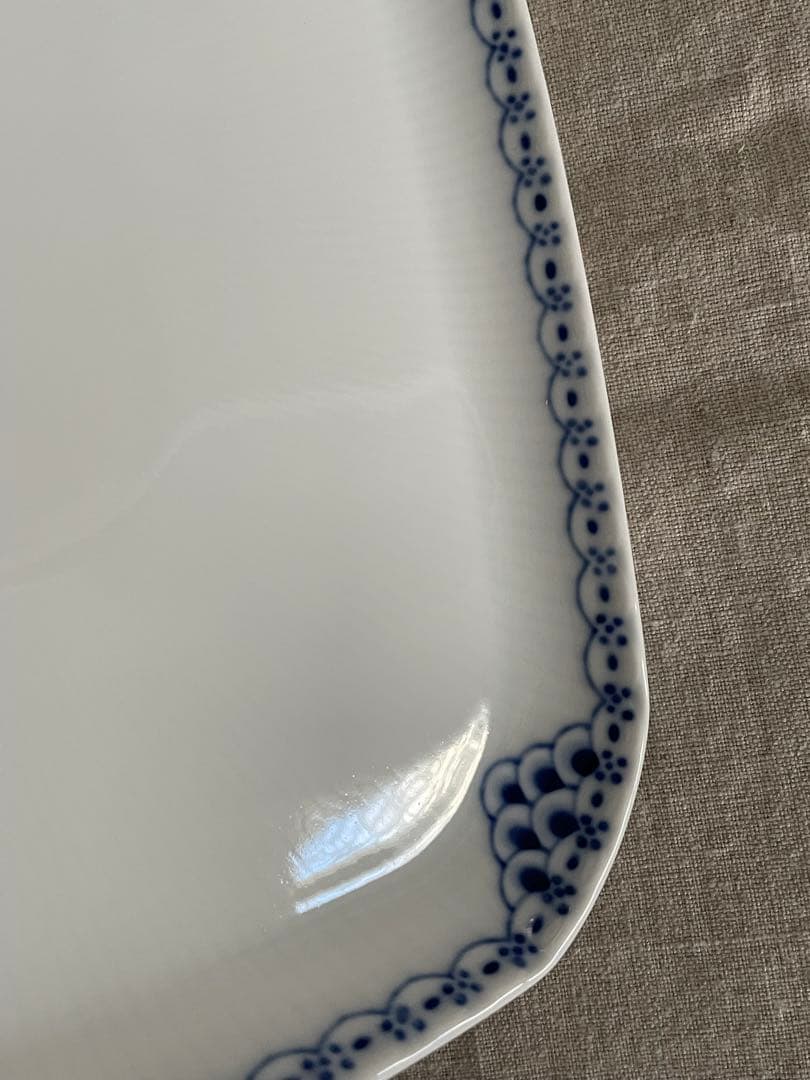 【新品未使用】ロイヤルコペンハーゲン プリンセス スクエアディッシュ 21cm