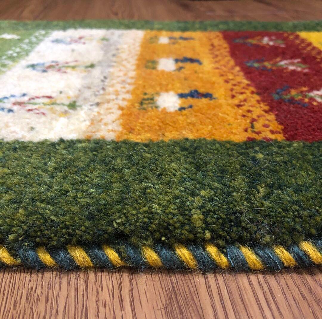 ペルシャギャッベ (ギャベ) ギャッベ 玄関マット No.2327