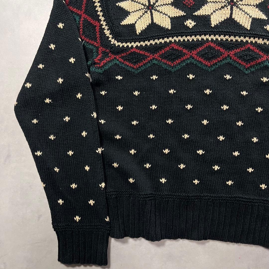 ◎90s Polo by Ralph Lauren バーズアイ ハンドニット