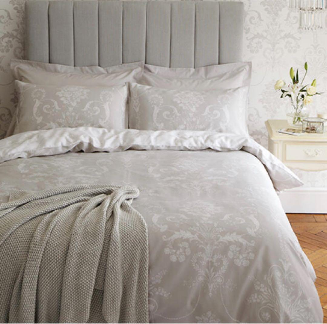 イギリス直輸入　旧ローラアシュレイ 掛け布団カバー＋枕カバー*2 新品セット