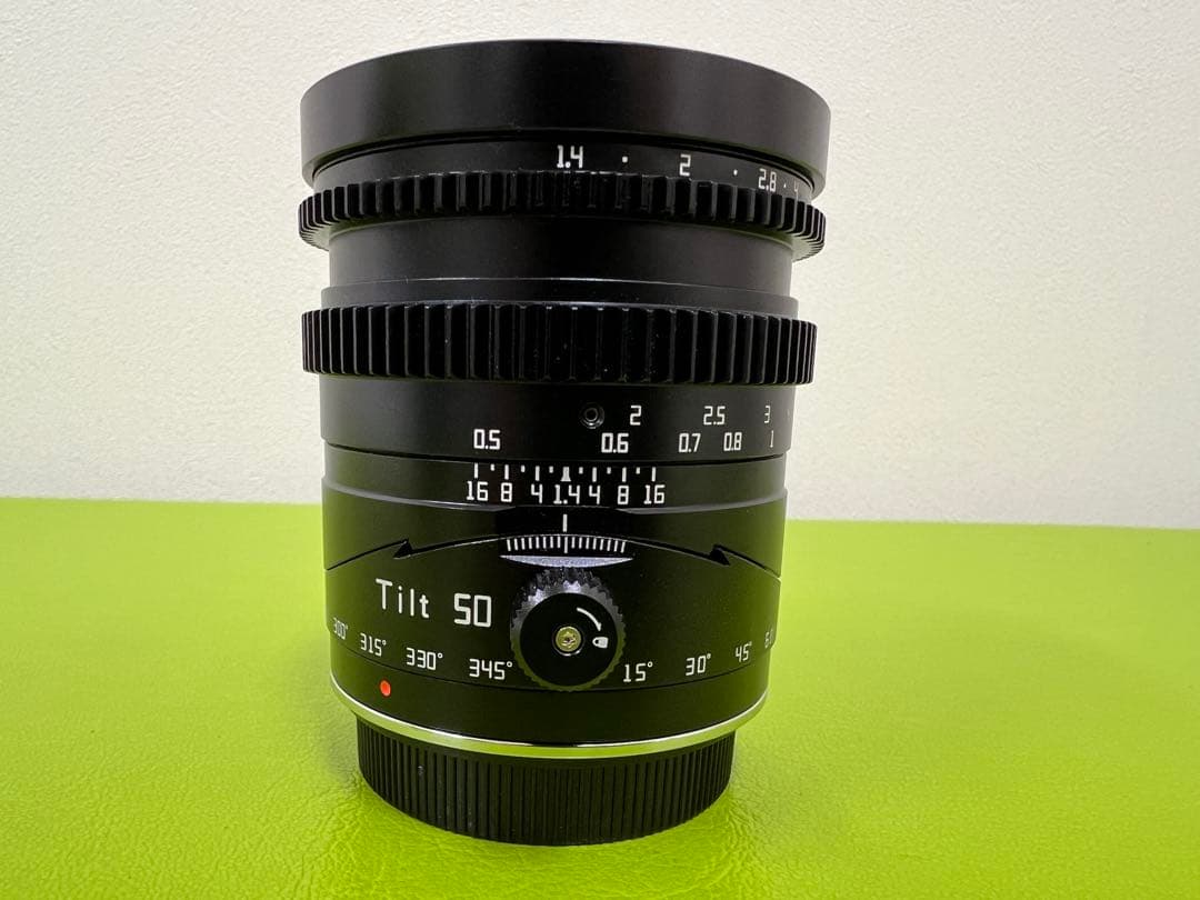 美品　銘匠光学　TT Artisan 50mmf1.4 チルトレンズ　Lマウント