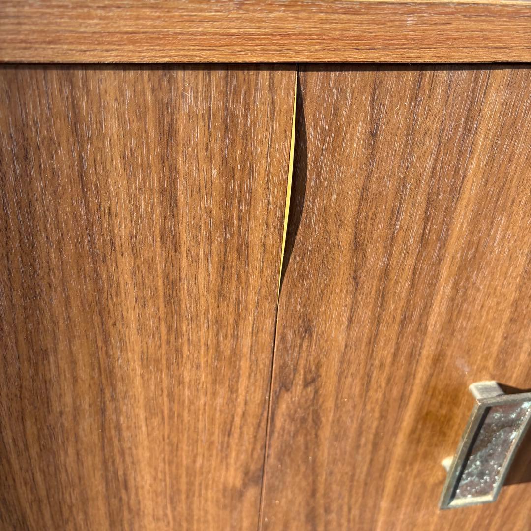 昭和レトロ サントリーウイスキー ミッドセンチュリー古家具 飾り棚 サイドボード