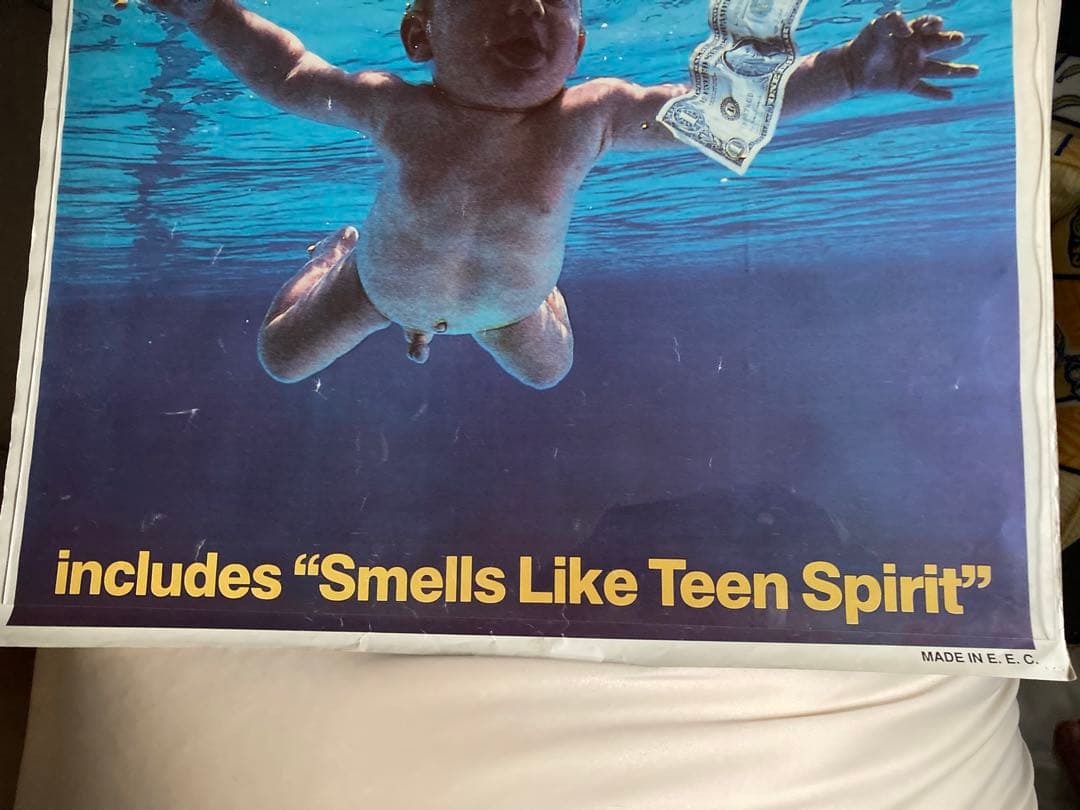 激レアNIRVANA ポスター　ニルヴァーナ　カートコバーン　