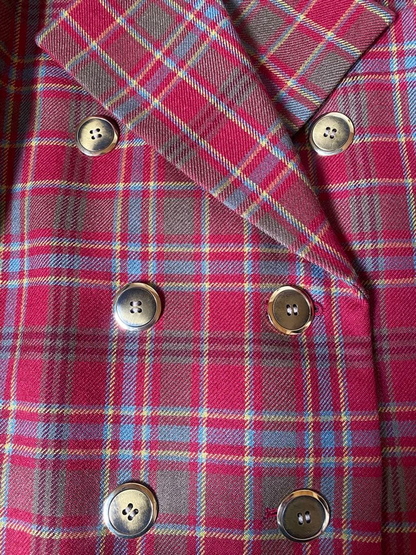 Yves Saint Laurent チェック柄ジャケット S