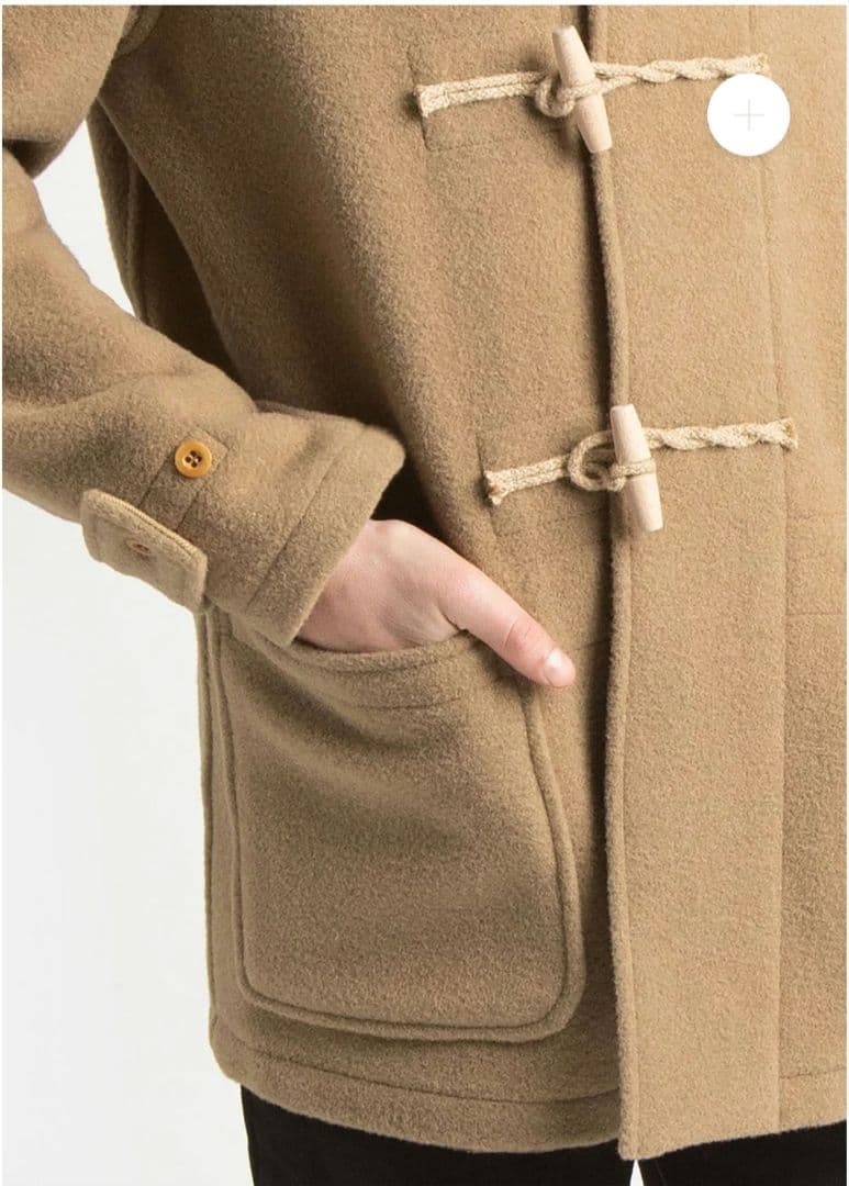 極美品　ミッドモンティ ダッフルコート キャメル　グローバーオール