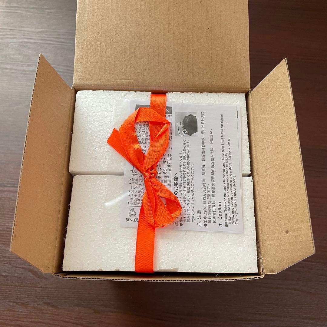 新品未使用 となりのトトロ オルゴール 傘トトロ