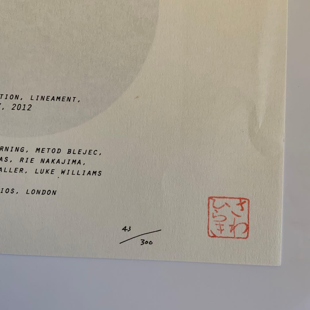 さわひらきhiraki Sawa LINEAMENT資生堂銀座展覧会43/300