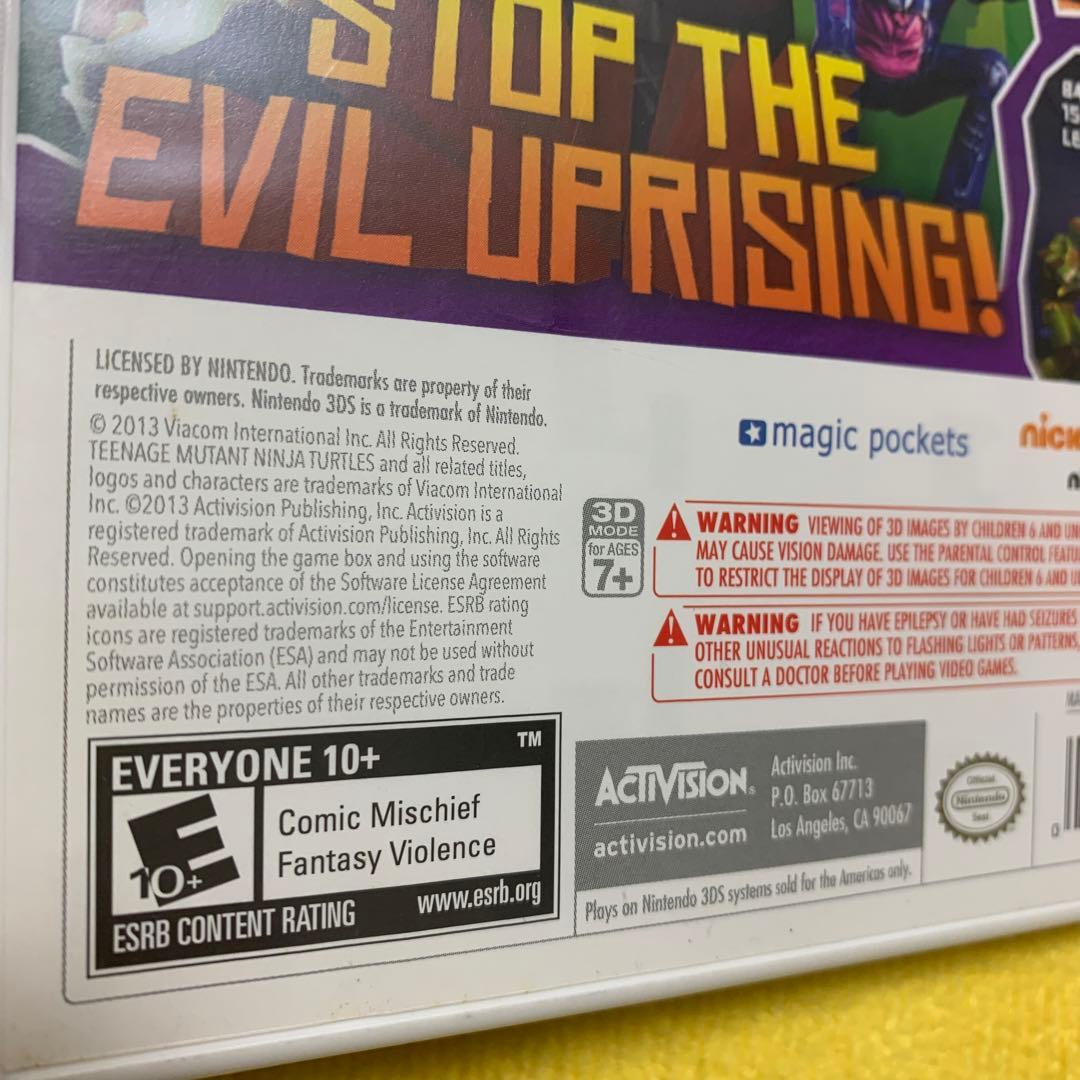 忍者タートルズ　海外版　3DS 北米版