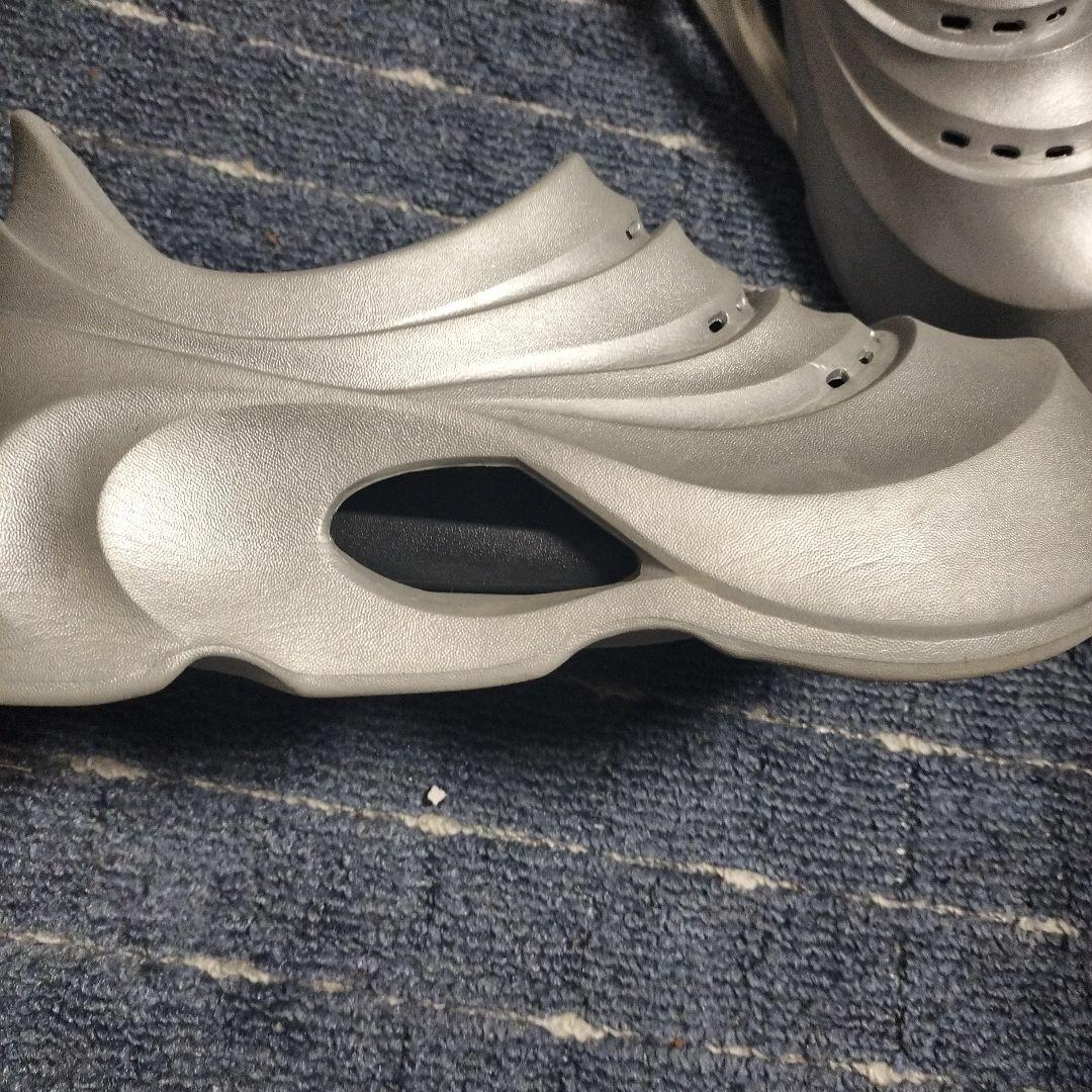 00s opium y2k 変形 厚底 サンダル CyberPunk シルバー