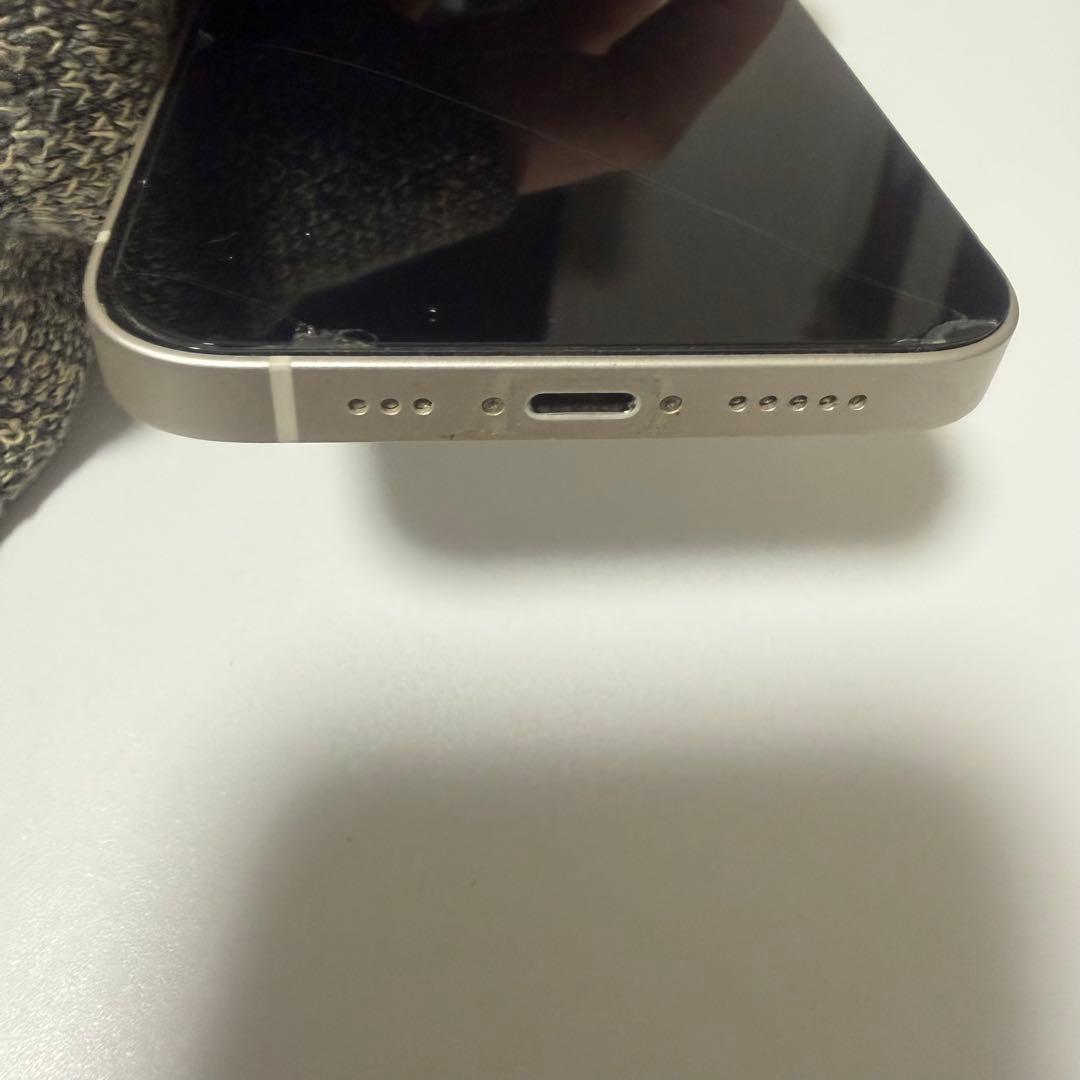 iPhone13 128GB ホワイト SIMフリー 美品 バッテリー80%