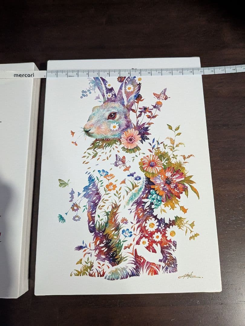 Hanako　8月末まで　タケダヒロキさんの猫とウサギの花柄アートセット