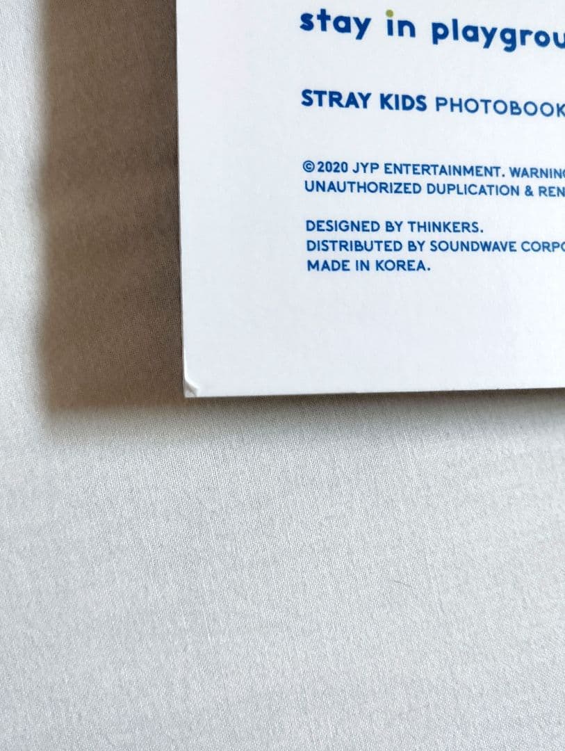 Straykids in playground 2nd フォトブック