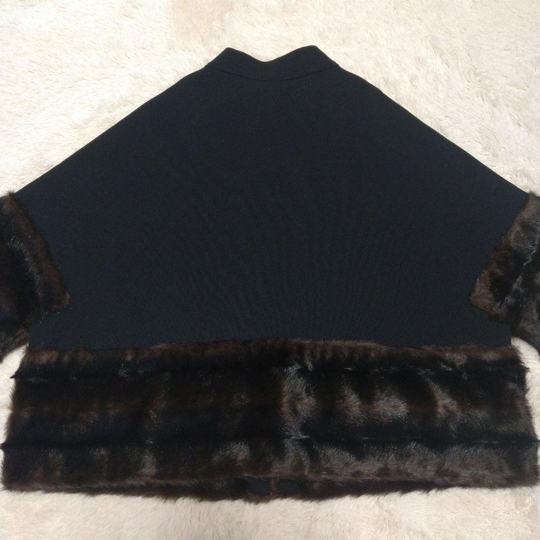 極美品 NEMIKA シーズ・ソー 高級ニット ポンチョ 13+ 大きいサイズ