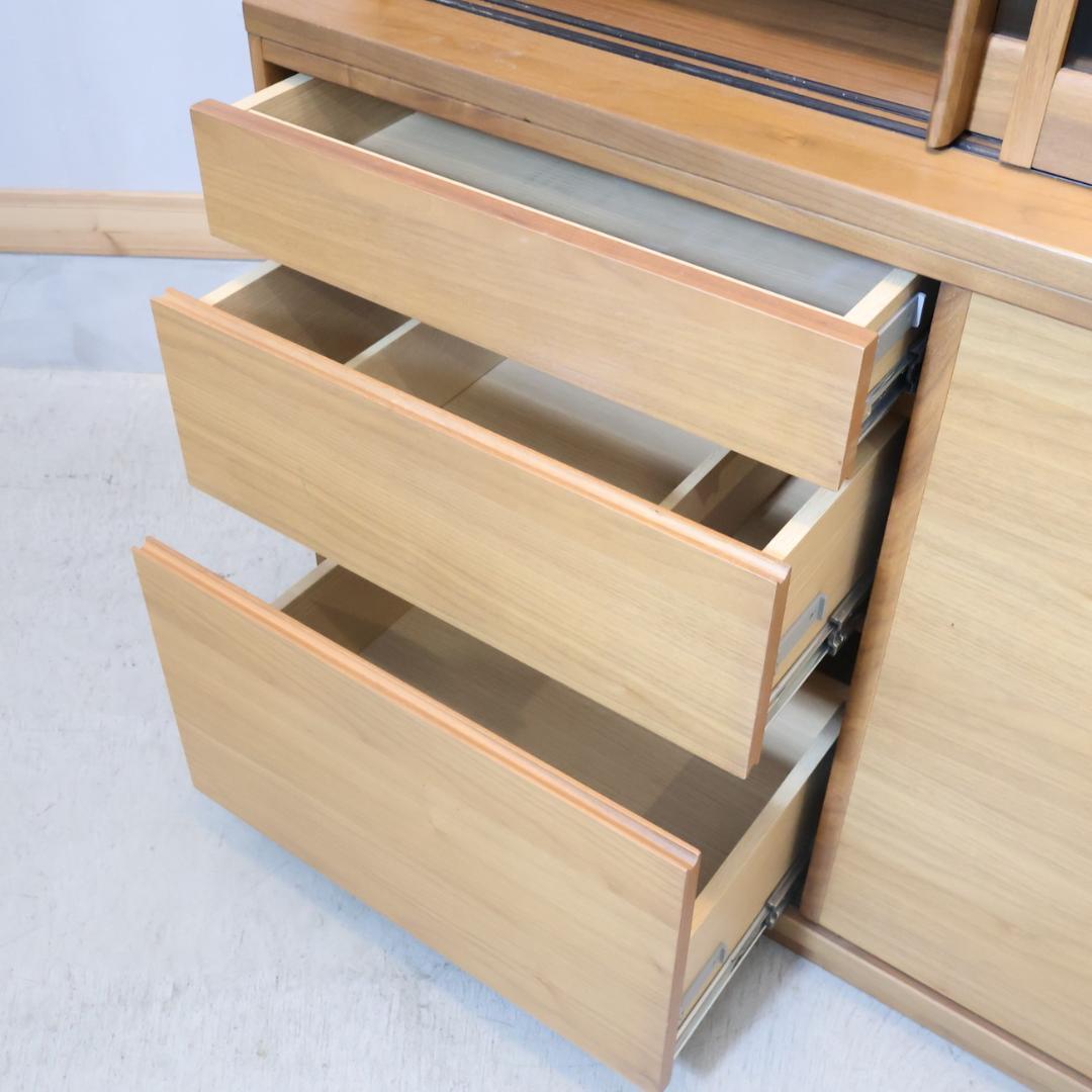 karimoku カリモク ウォールナット材 食器棚 カップボード キッチン収納