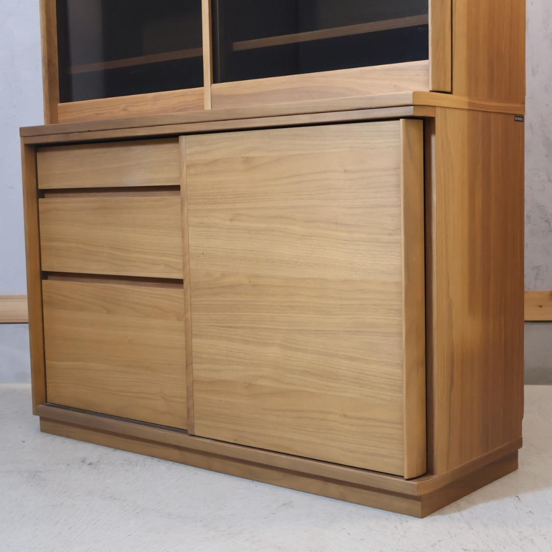 karimoku カリモク ウォールナット材 食器棚 カップボード キッチン収納