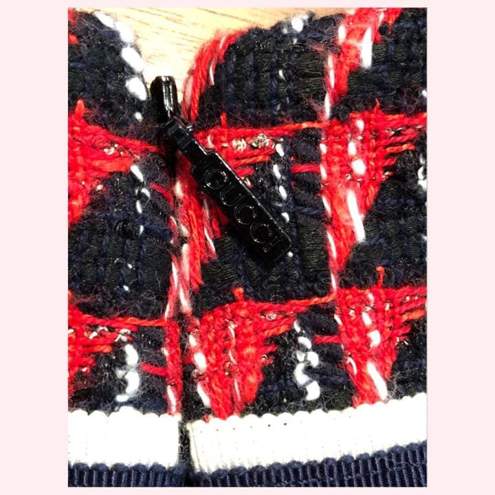 ★GUCCI★ツイードワンピース　リボン