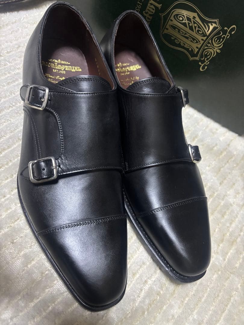 新品　ユニオンインペリアル　U1942 ダブルモンク　ビジネスシューズ　8EE