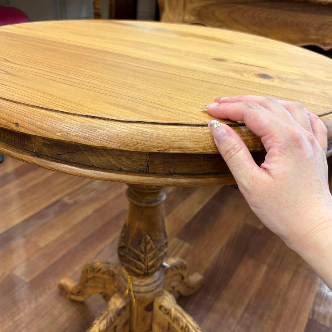 フランス田舎家具 カントリー家具 コーヒーテーブル100%リサイクル杉材