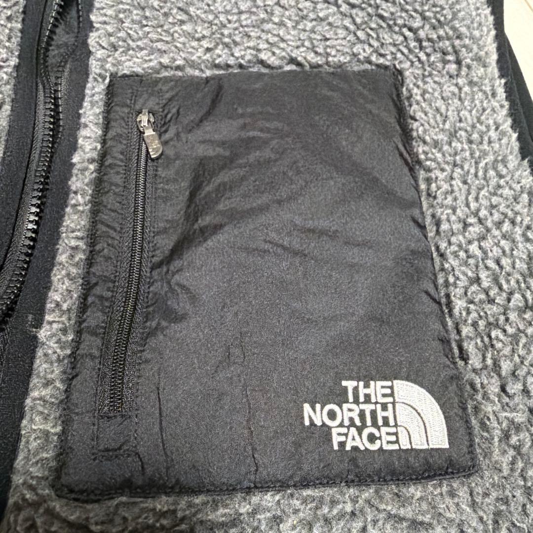 THE NORTH FACE フリース　リバーシブル　ベスト グレー