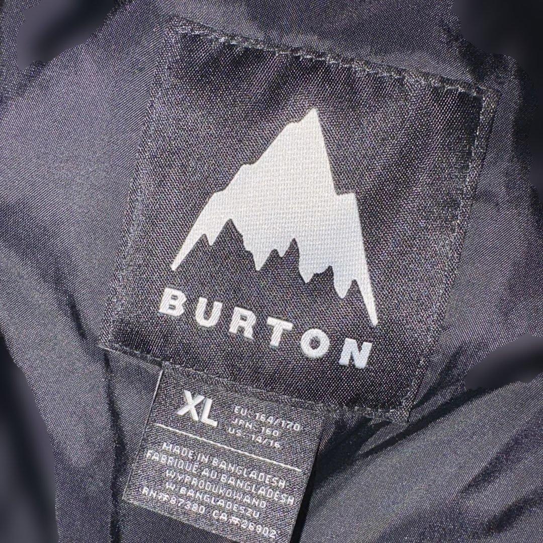 美品　BURTON キッズ　スノーボードジャケット XL グレー/ブラック
