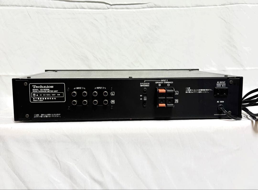 Technics ピーク/アベレージメーター 20M SH-9020M 日本製