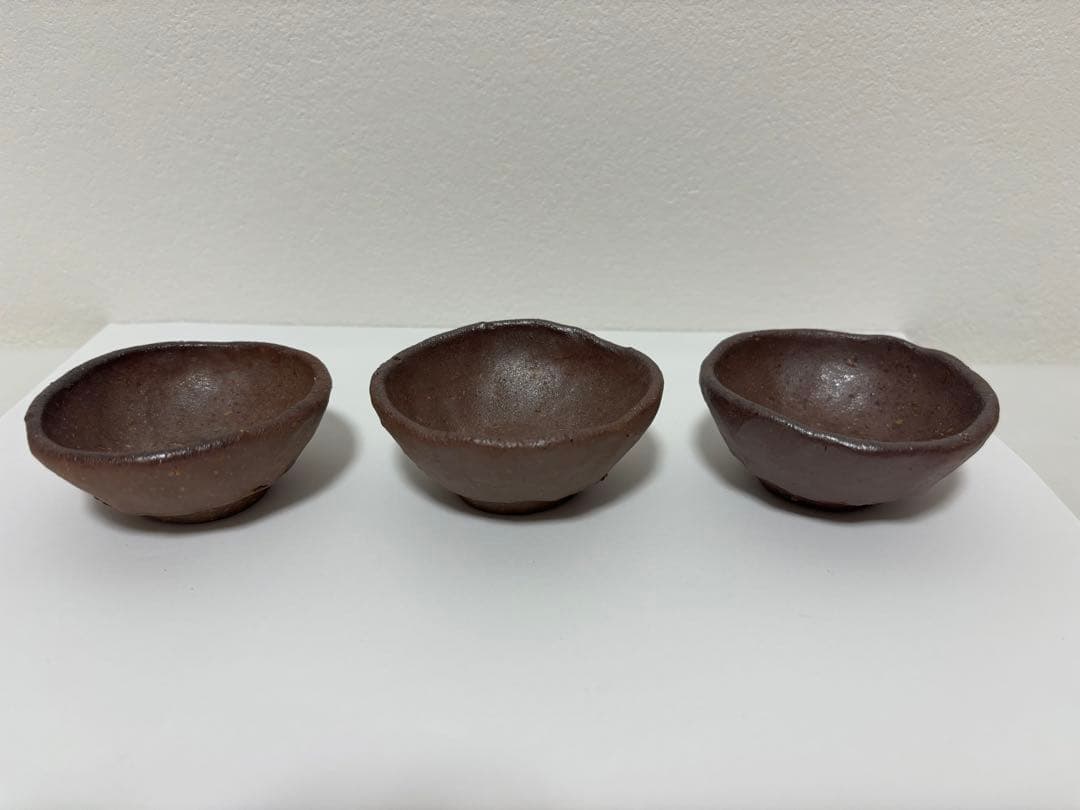 ⑦備前焼 宝瓶  宝瓶セットぐい呑 湯呑み 酒杯 湯冷まし 手びねり 登り窯 竹