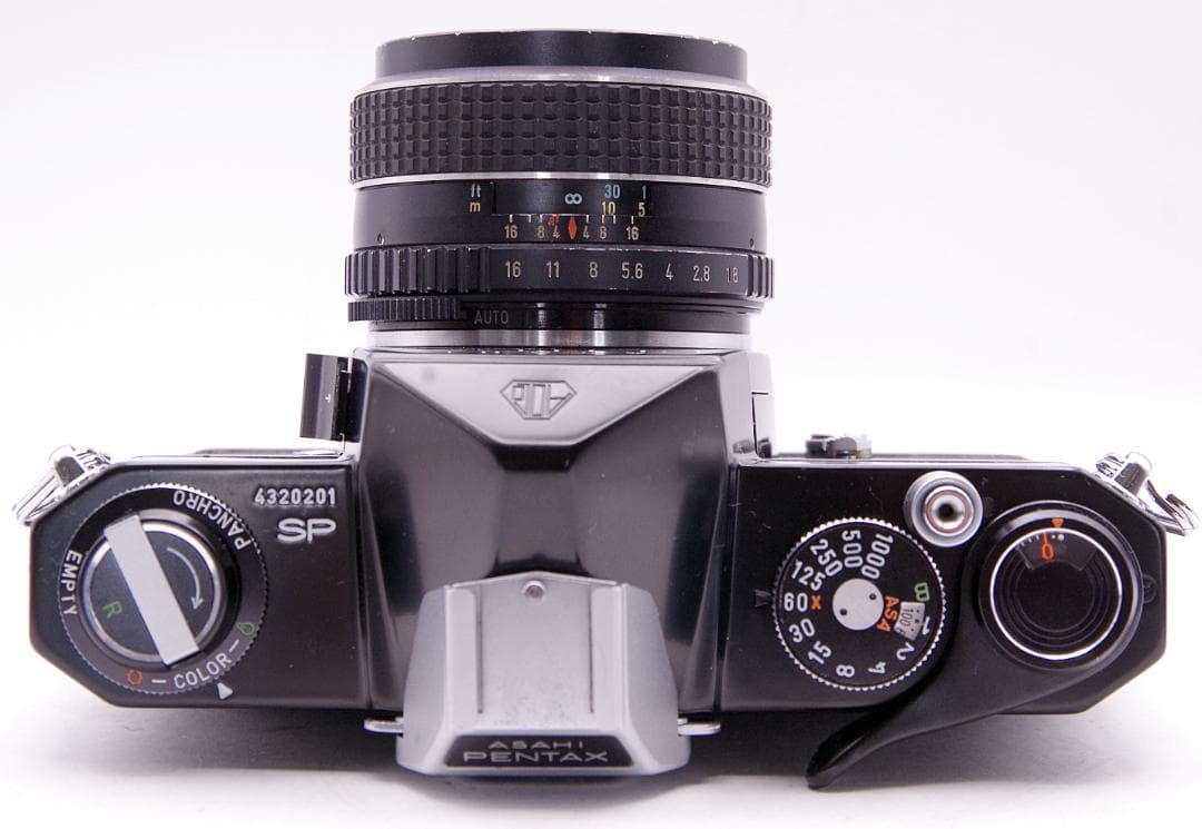 ペンタックス SP ブラックボディ SMC TAKUMAR 55mm F1.8