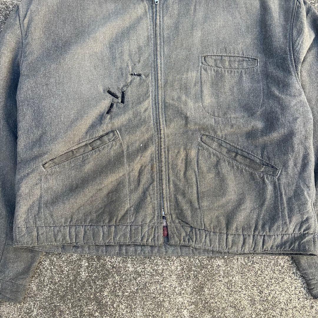 身幅70cm 50sブラックシャンブレー ジャケット ヘラクレス BIG MAC