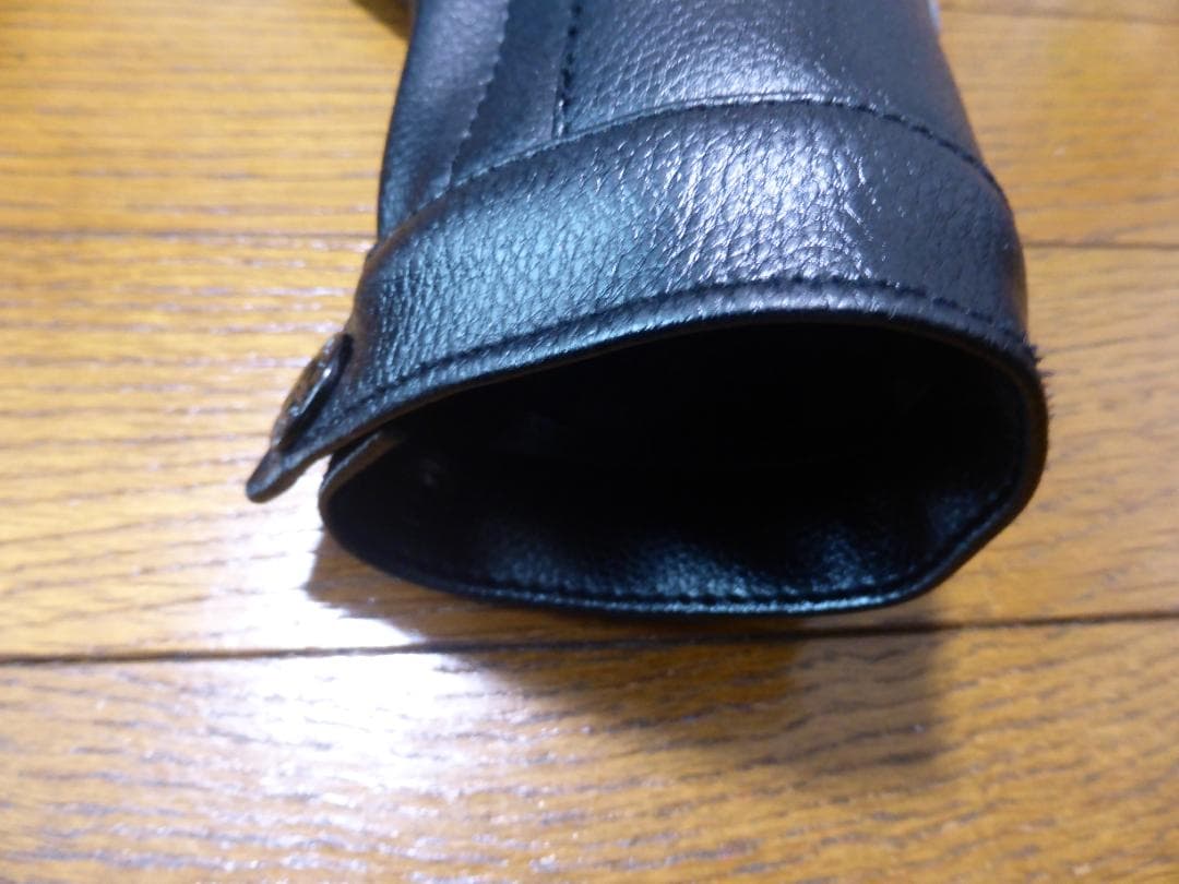 Alpinestars レザージャケット ブラック プロテクター付き PUレザー