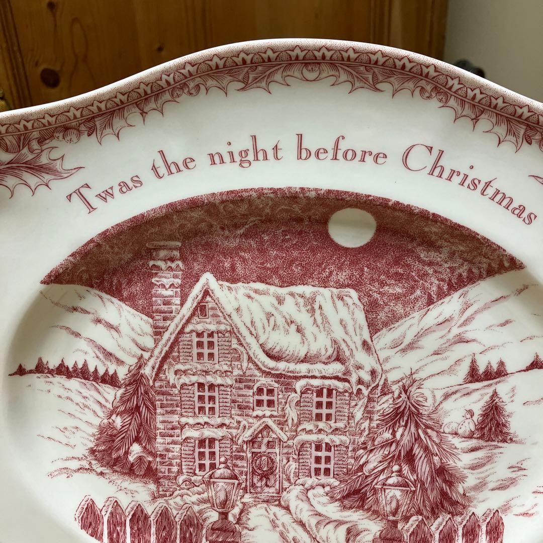 ジョンソン・ブラザーズ　ノーブルエクセレンス　ピンク大型オーバルプレート