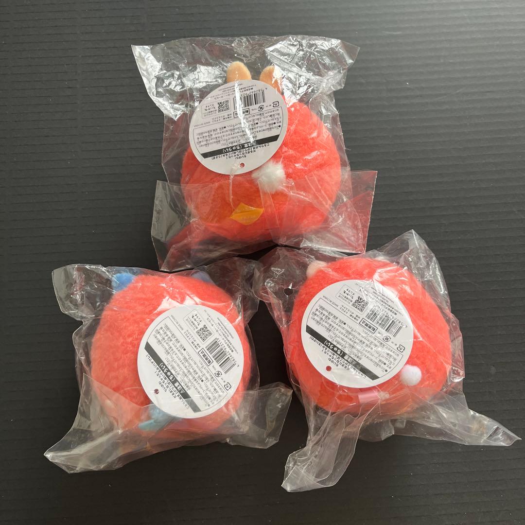 ちいかわ　だるま ぬいぐるみ 3体セット