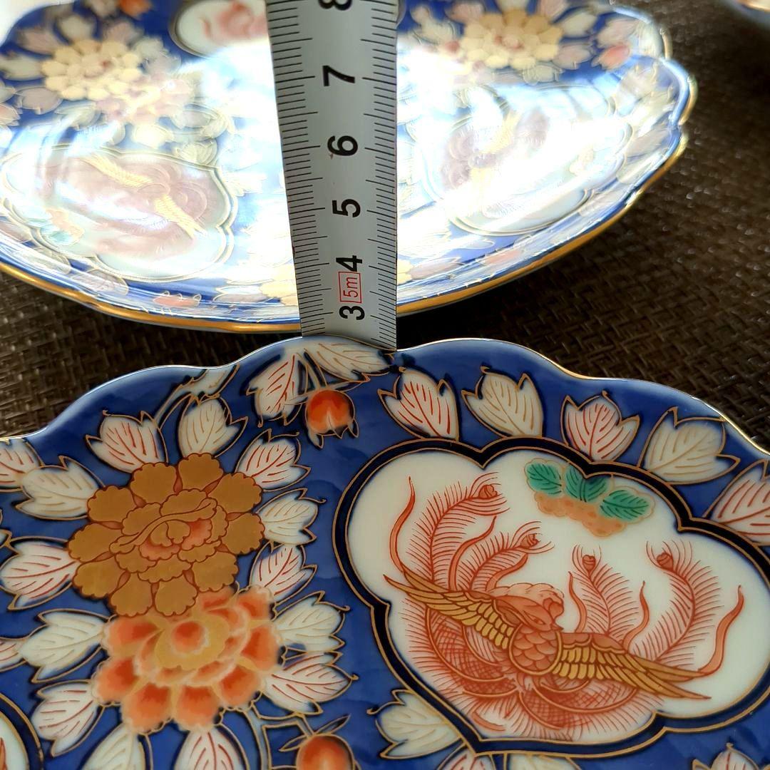 最高級　古伊万里　幸楽窯　献上手古伊万里鳳凰　金襴手　金彩鳳凰牡丹文様　皿　５枚