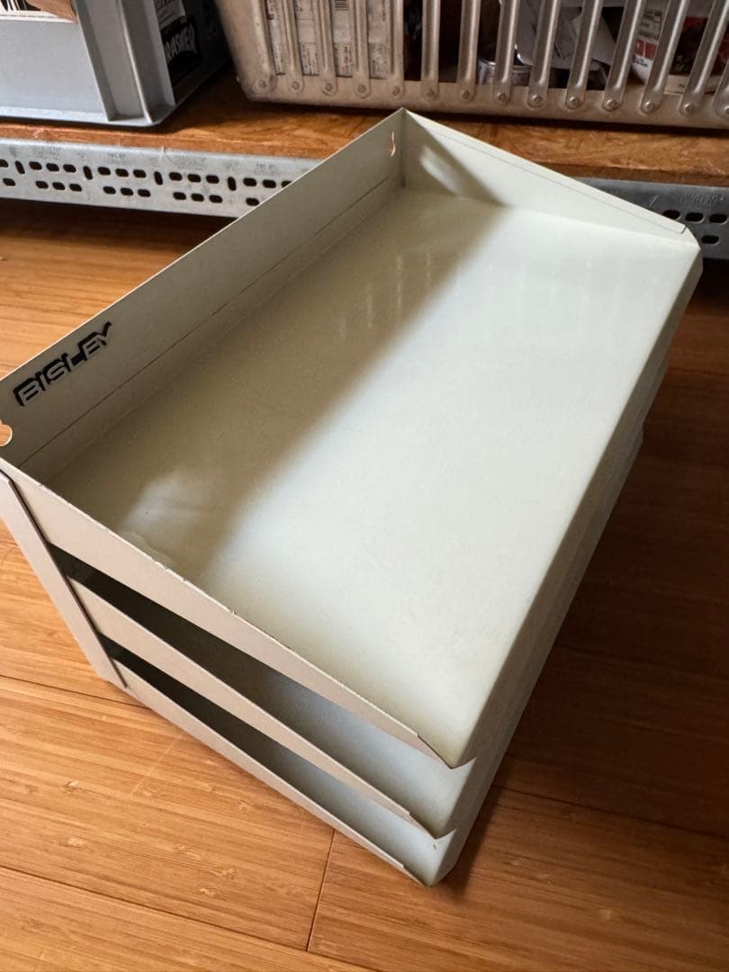 BISLEY ホワイト 3段スチールラック　パシフィック　ファニチャー