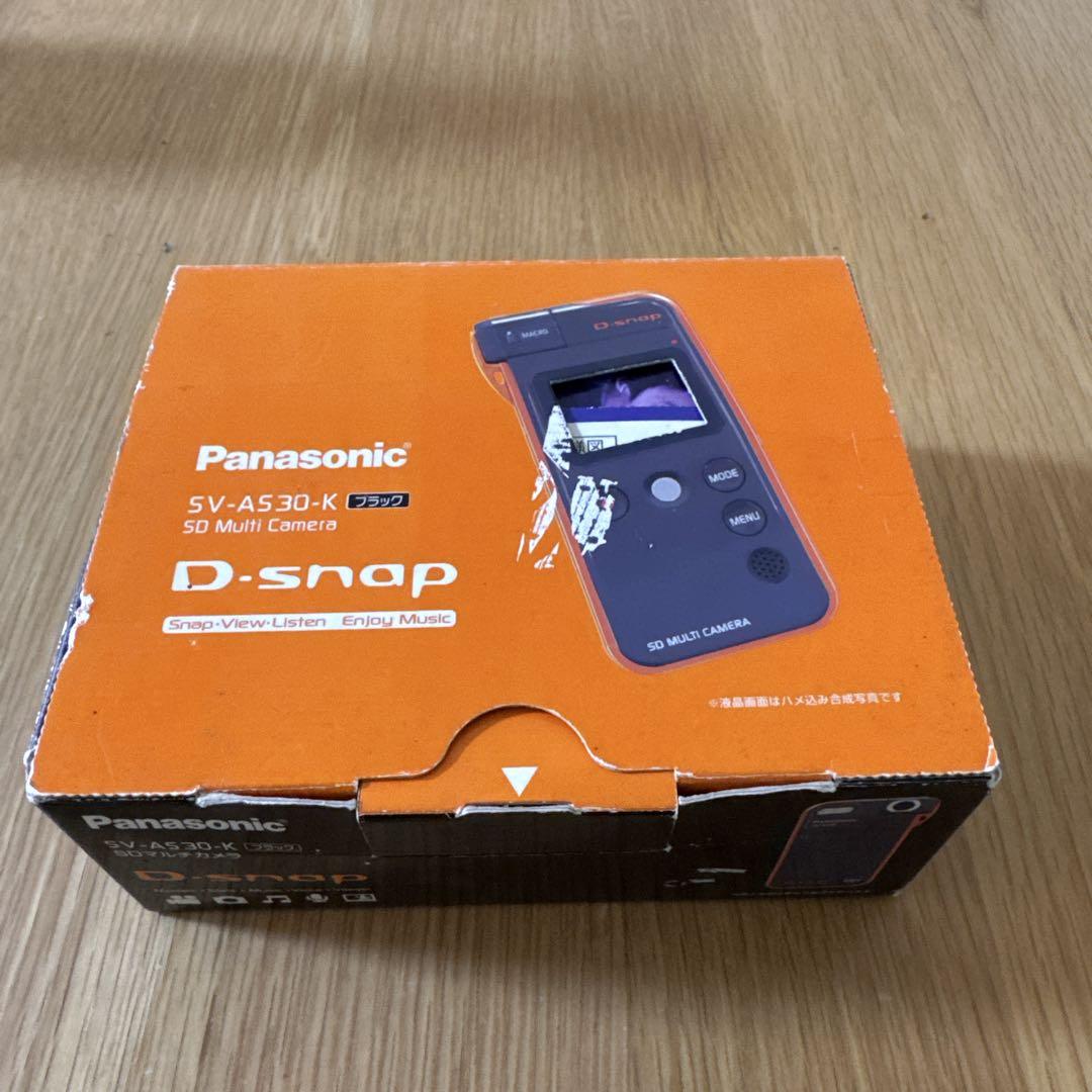 Panasonic D-snap SV-AS30-K ブラック