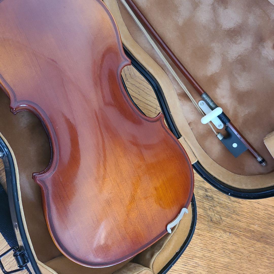 1/2 バイオリンケース シルバー ハードケース