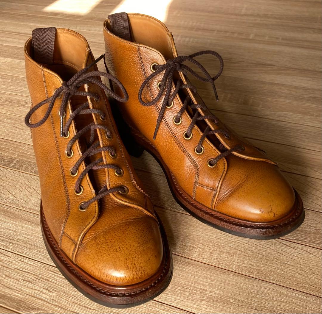 Tricker's MONKEY BOOTS トリッカーズUK8ブラウン