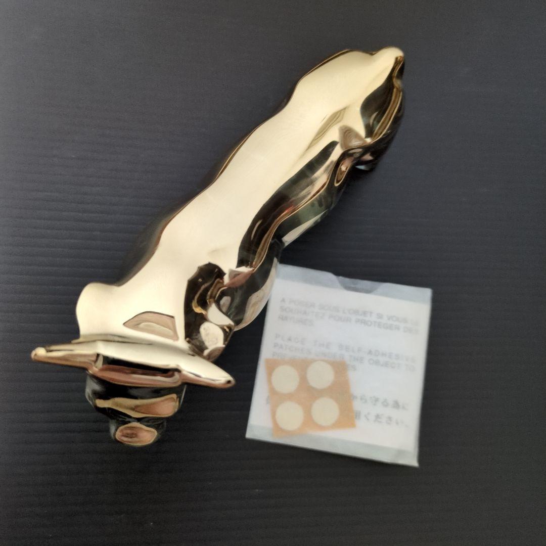 （美品）Baccarat バカラ 牛 丑 フィギュリン 干支 ゴールド