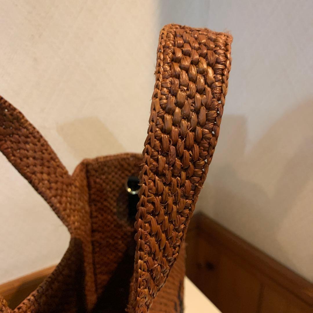 LOEWE ストローかごバッグ ブラウン　れもん様お願い致します