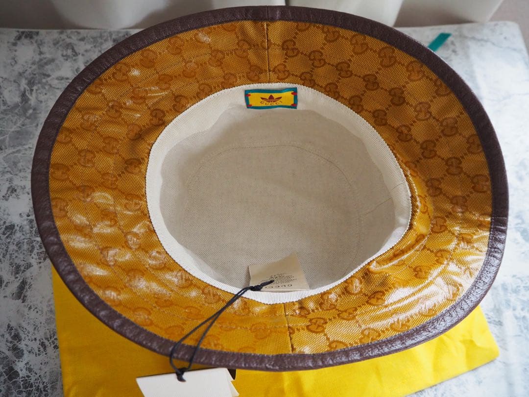 GUCCI adidas グッチ アディダス S バケットハット GG