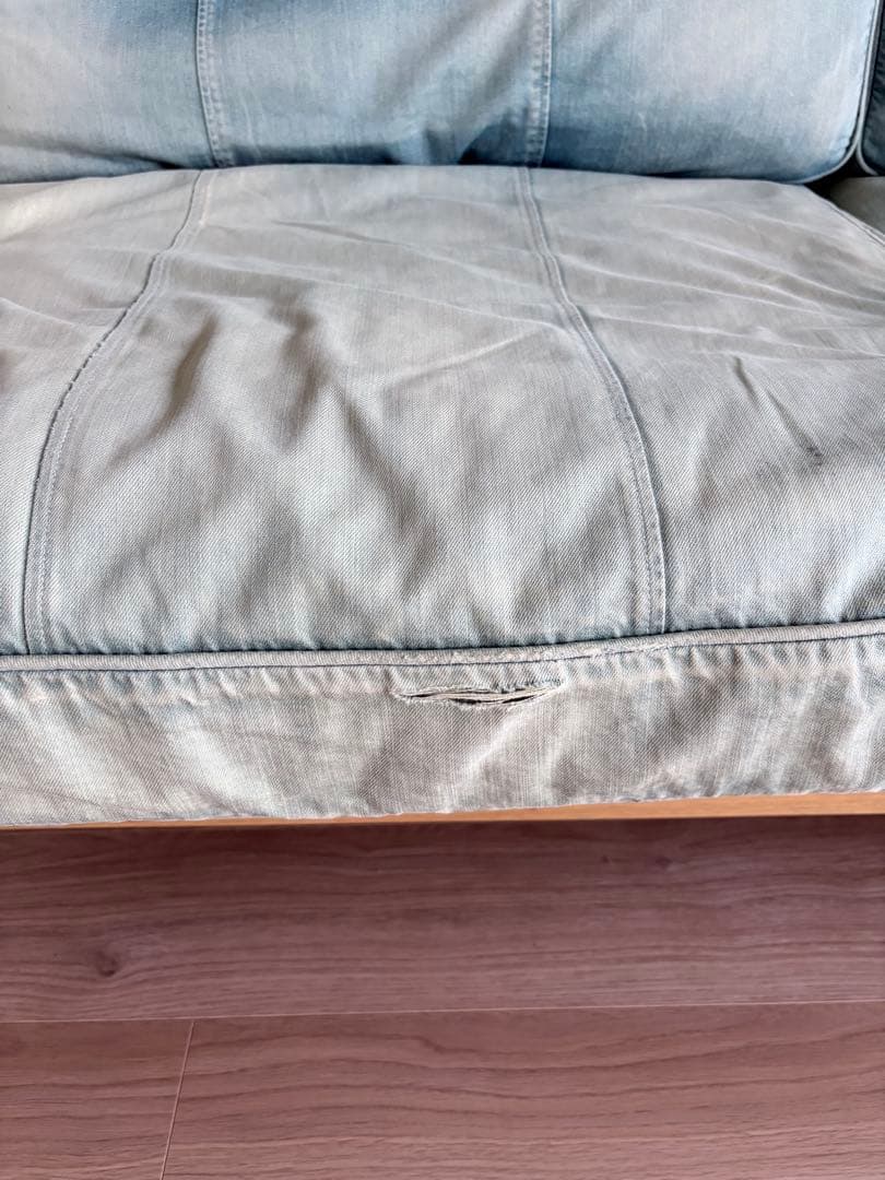 wtw ダブルティー　TISMO SOFA ティズモ　デニム 2人掛けソファ