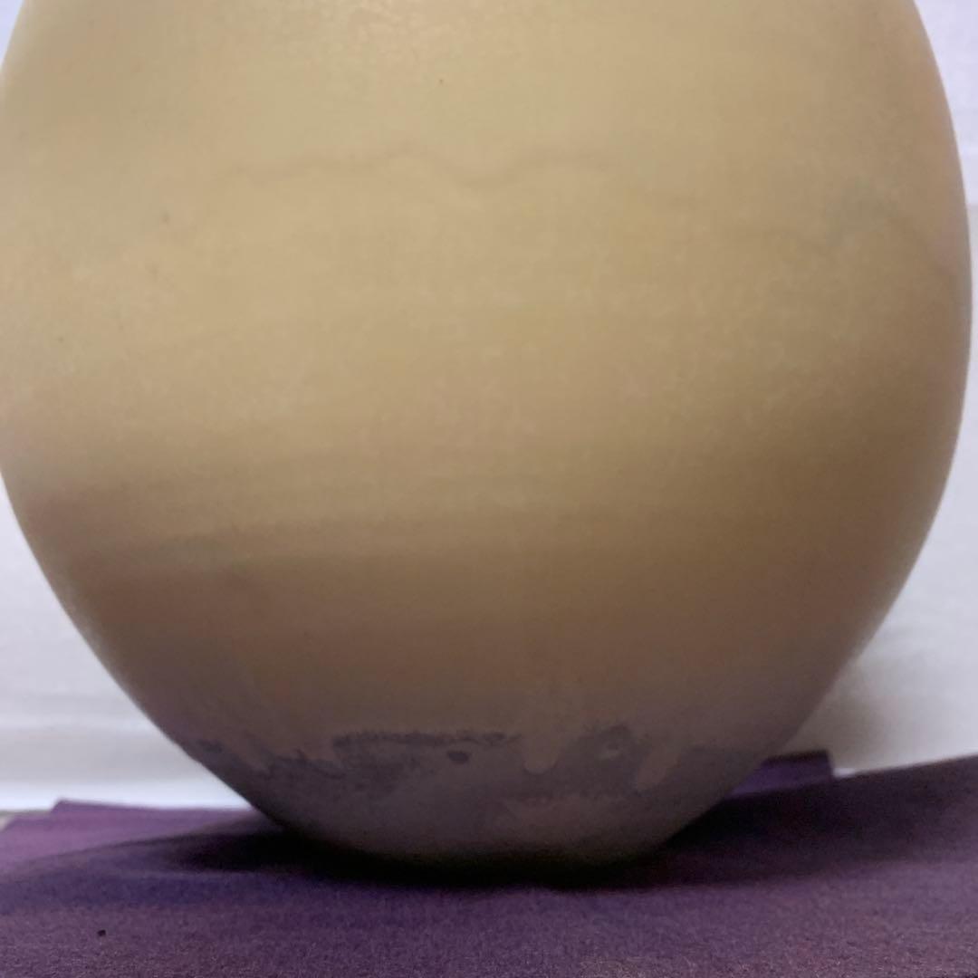 岩崎龍ニ　黄檗釉　壷　おうばくゆ　壺　花器　花瓶　花入　飾り壺　大型作品